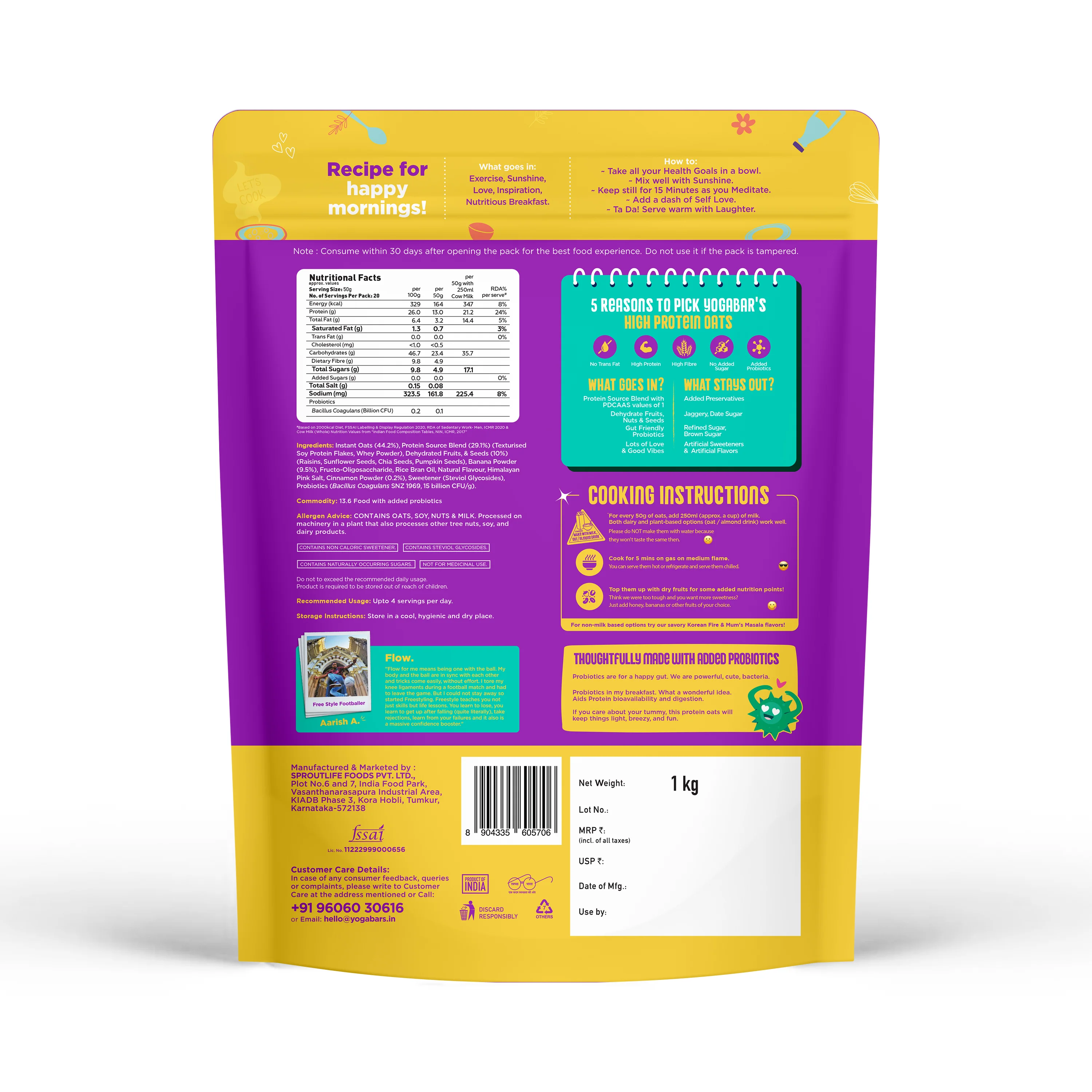 26g High Protein Oats Banana Crème - Image 7