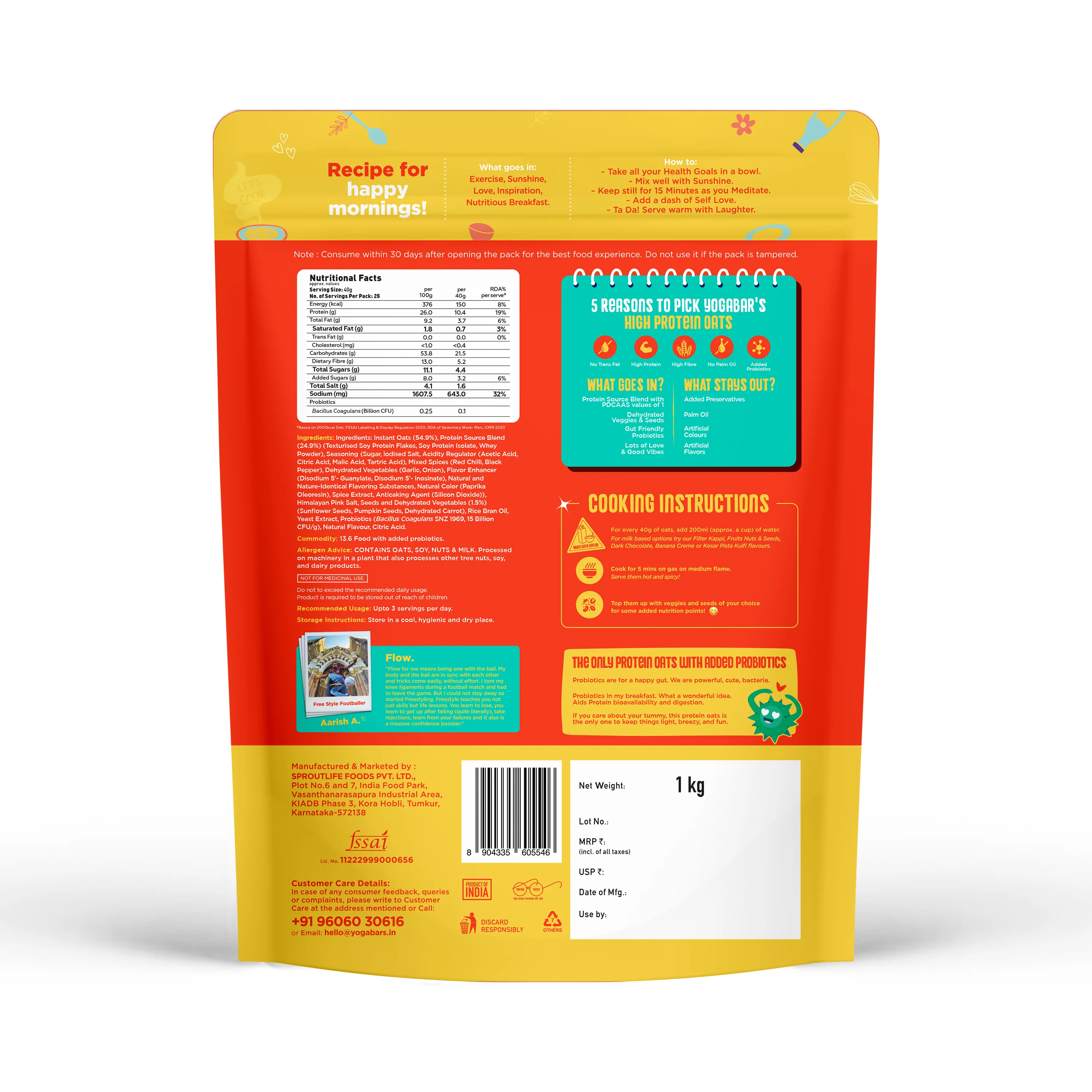 26g High Protein Oats Bestseller Combo 3kg - Image 10