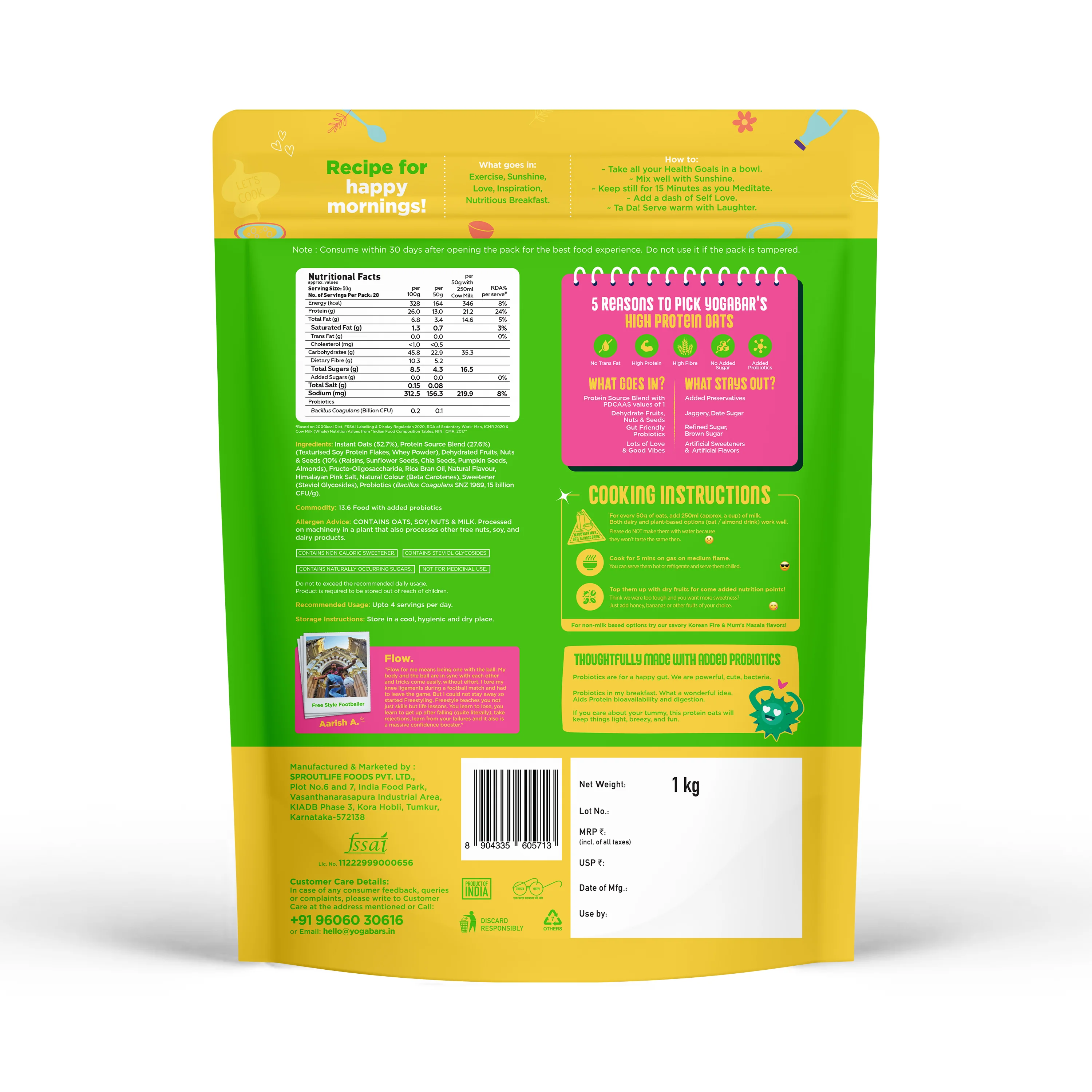 26g High Protein Oats Bestseller Combo 3kg - Image 11