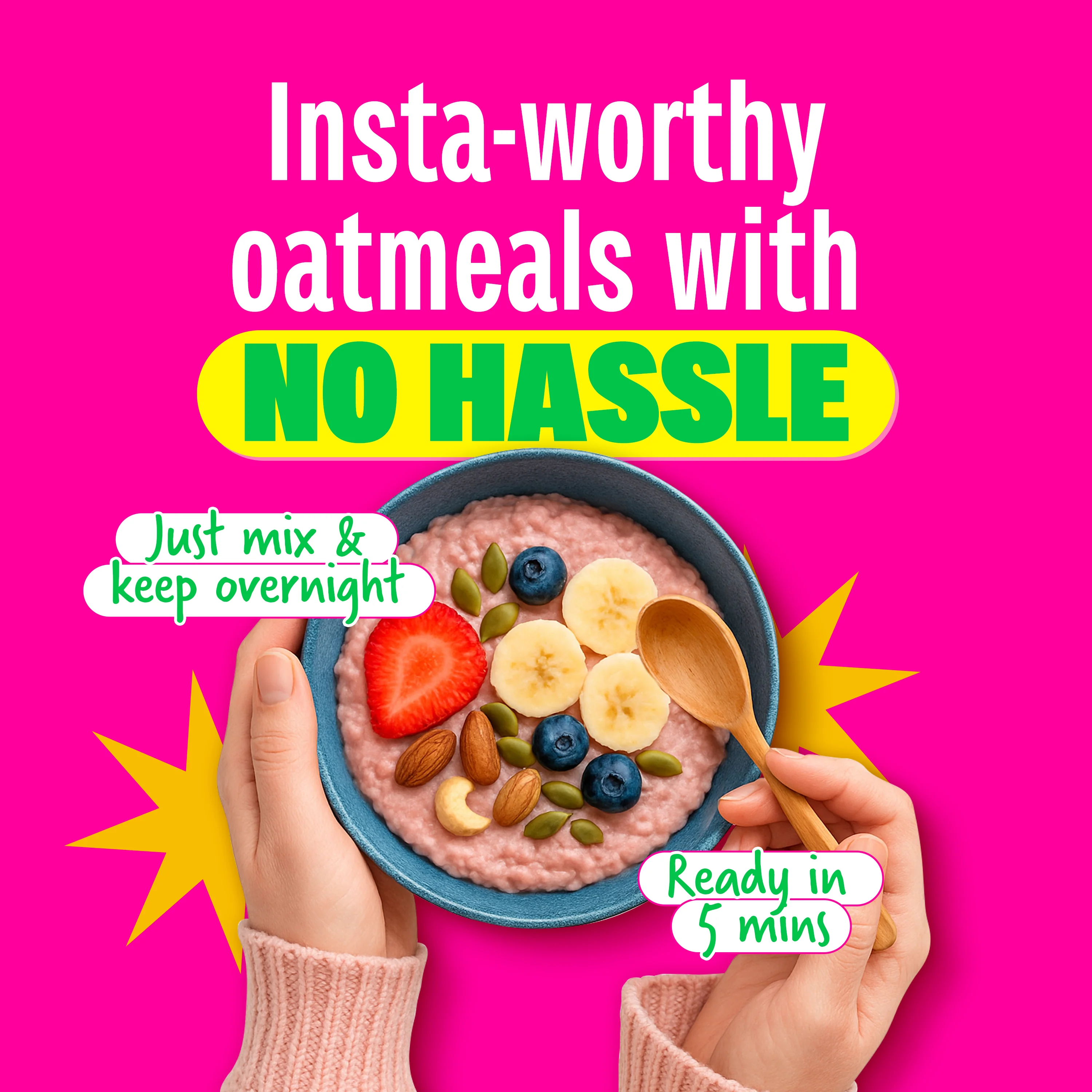 26g High Protein Oats Fruit & Nut - Image 4