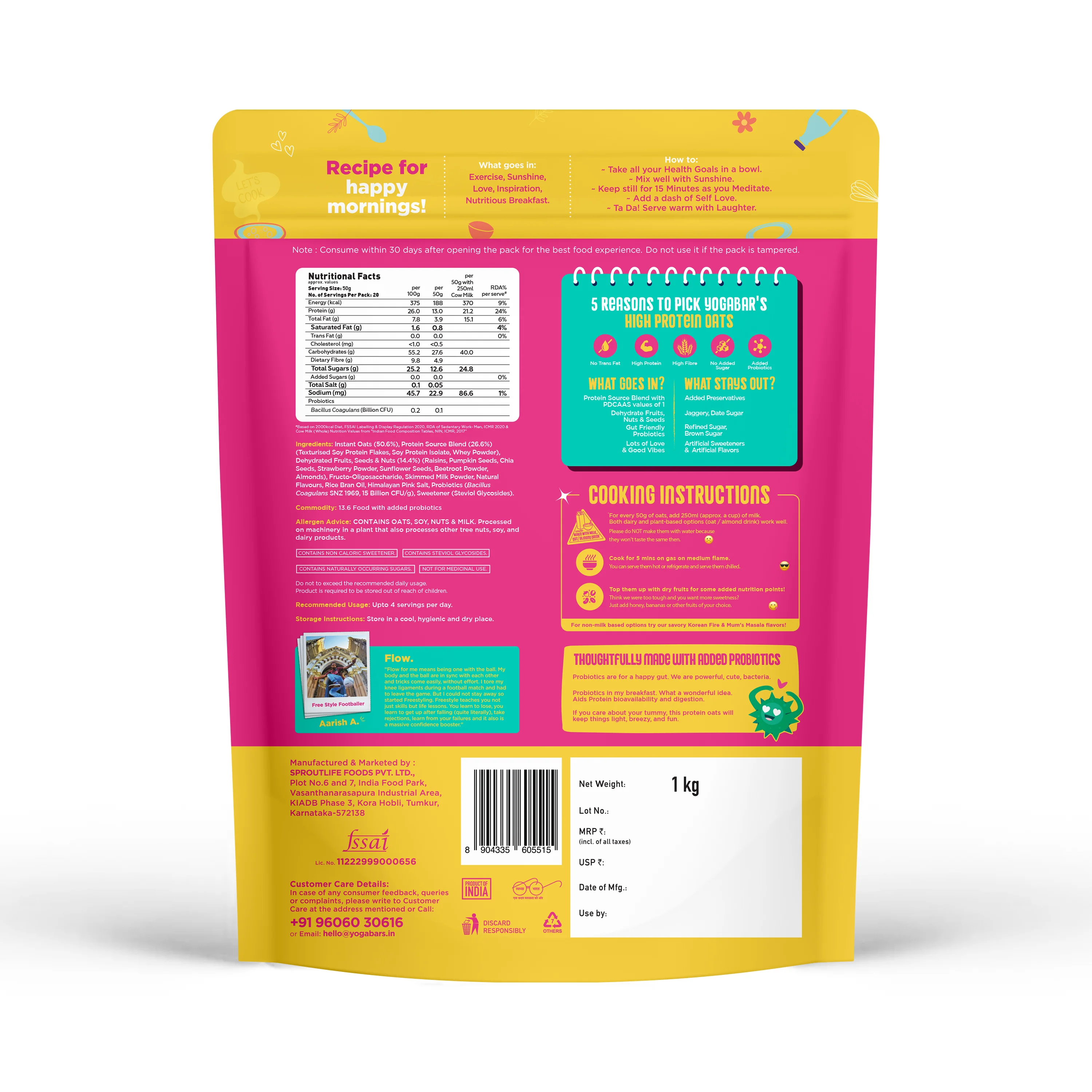 26g High Protein Oats Fruit & Nut - Image 7