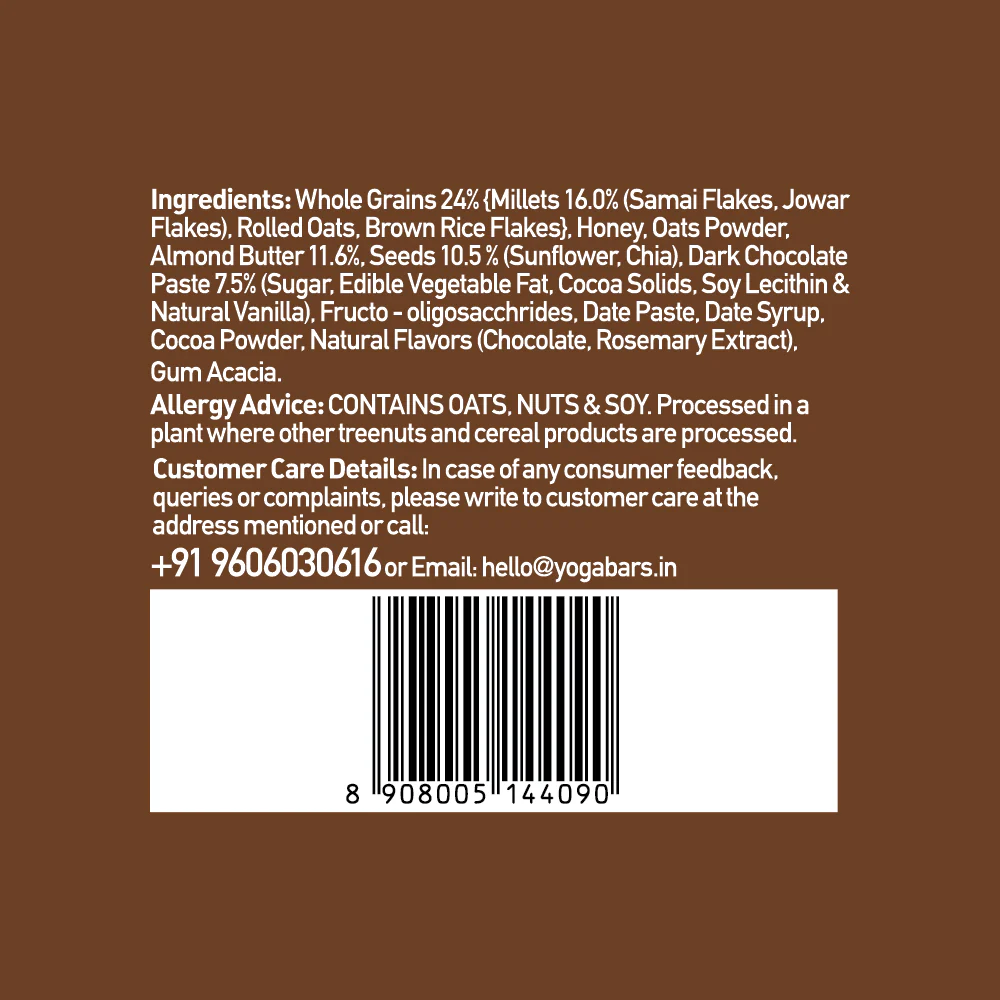 Chocolate Chunk Nut Energy Bars (Pack of 10) 350g - Image 4