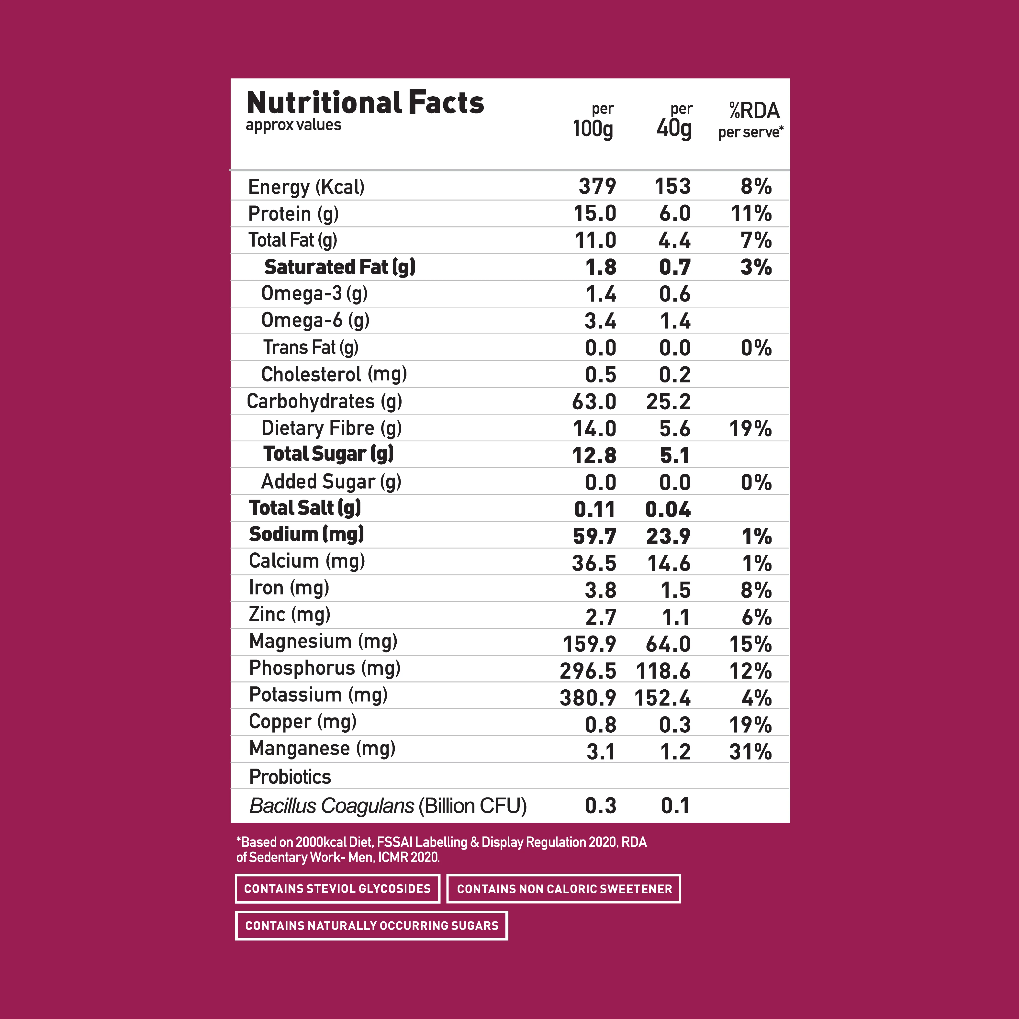 No Added Sugar Muesli 700g - Image 3